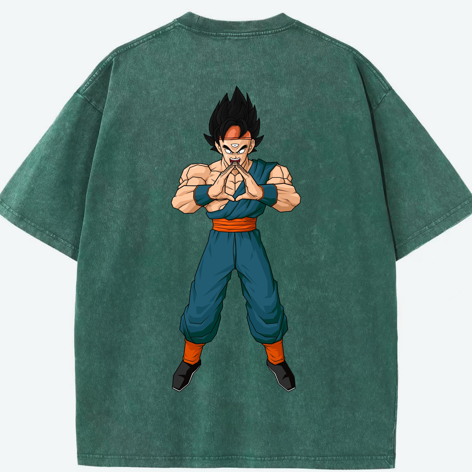 （画像用） ドラゴンボール DRAGON BALL 綿100% ヴィンテージ風 半袖Tシャツ（背面プリント）